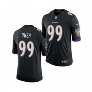 Men's Baltimore Ravens #99 Jayson Oweh Black 2021 Vapor Untouchable Limited Jersey