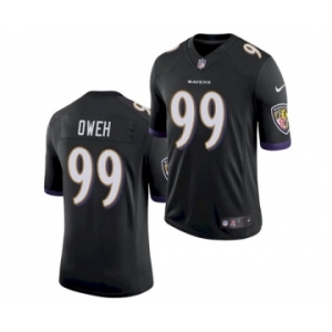 Men's Baltimore Ravens #99 Odafe Oweh Black 2021 Limited Football Jersey