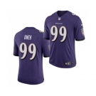 Men's Baltimore Ravens #99 Odafe Oweh Purple 2021 Limited Football Jersey