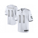 Men's Nike Baltimore Ravens #11 Breshad Perriman Limited White Platinum NFL Jersey