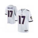 Men's Nike Baltimore Ravens #17 Mike Wallace Limited White NFL Jersey