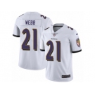 Men's Nike Baltimore Ravens #21 Lardarius Webb Vapor Untouchable Limited White NFL Jersey