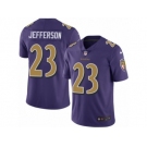 Men's Nike Baltimore Ravens #23 Tony Jefferson Limited Purple Rush NFL Jersey