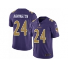 Men's Nike Baltimore Ravens #24 Kyle Arrington Limited Purple Rush NFL Jersey