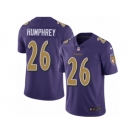 Men's Nike Baltimore Ravens #26 Marlon Humphrey Limited Purple Rush NFL Jersey