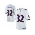 Men's Nike Baltimore Ravens #32 Eric Weddle Limited White NFL Jersey