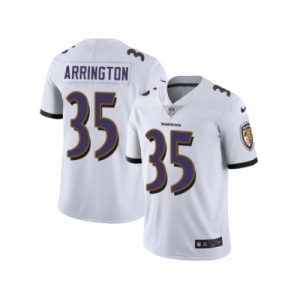 Men's Nike Baltimore Ravens #35 Kyle Arrington Limited White NFL Jersey