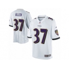 Men's Nike Baltimore Ravens #37 Javorius Allen Limited White NFL Jersey