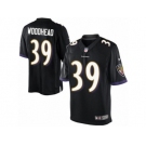 Men's Nike Baltimore Ravens #39 Danny Woodhead Limited Black Alternate NFL Jersey