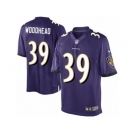 Men's Nike Baltimore Ravens #39 Danny Woodhead Limited Purple Team Color NFL Jersey