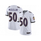 Men's Nike Baltimore Ravens #50 Albert McClellan Vapor Untouchable Limited White NFL Jersey