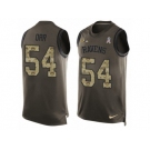 Men's Nike Baltimore Ravens #54 Zach Orr Limited Green Salute to Service Tank Top NFL Jersey