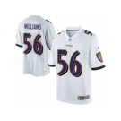 Men's Nike Baltimore Ravens #56 Tim Williams Limited White NFL Jersey