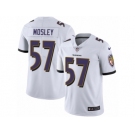 Men's Nike Baltimore Ravens #57 C.J. Mosley Vapor Untouchable Limited White NFL Jersey