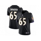 Men's Nike Baltimore Ravens #65 Nico Siragusa Black Alternate Vapor Untouchable Limited Player NFL Jersey