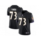 Men's Nike Baltimore Ravens #73 Marshal Yanda Vapor Untouchable Limited Black Alternate NFL Jersey