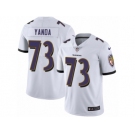 Men's Nike Baltimore Ravens #73 Marshal Yanda Vapor Untouchable Limited White NFL Jersey