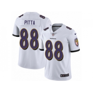 Men's Nike Baltimore Ravens #88 Dennis Pitta Vapor Untouchable Limited White NFL Jersey