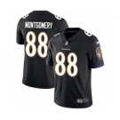 Men's Nike Baltimore Ravens #88 Ty Montgomery Black Alternate Vapor Untouchable Limited Player NFL Jersey