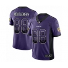 Men's Nike Baltimore Ravens #88 Ty Montgomery Limited Purple Rush Drift Fashion NFL Jersey