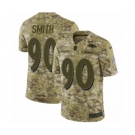 Men's Nike Baltimore Ravens #90 Za'Darius Smith Limited Camo 2018 Salute to Service NFL Jersey