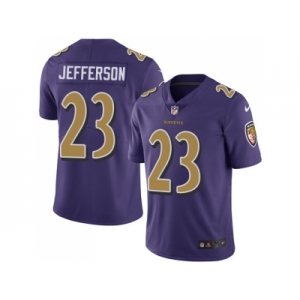 Nike Baltimore Ravens #23 Tony Jefferson Purple Men's Stitched NFL Limited Rush Jersey