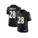 Nike Baltimore Ravens #28 Anthony Averett Black Alternate Men Stitched NFL Vapor Untouchable Limited Jersey