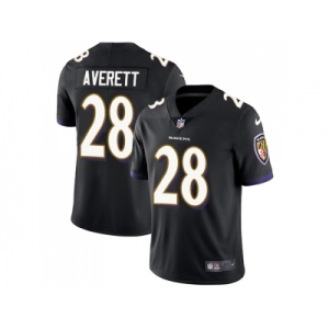 Nike Baltimore Ravens #28 Anthony Averett Black Alternate Men Stitched NFL Vapor Untouchable Limited Jersey