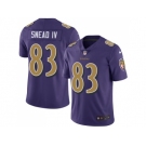 Nike Baltimore Ravens #83 Willie Snead IV Purple Men Stitched NFL Limited Rush Jersey