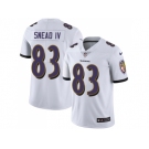 Nike Baltimore Ravens #83 Willie Snead IV White Men Stitched NFL Vapor Untouchable Limited Jersey