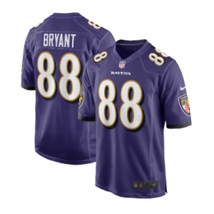 Nike Ravens #88 Bryant Purple Team Color Men's Stitched NFL Vapor Untouchable Limited Jersey