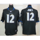 nike nfl jerseys baltimore ravens #12 jones black[nike limited]