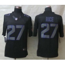 nike nfl jerseys baltimore ravens #27 ray rice black[nike impact limited]