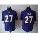 nike nfl jerseys baltimore ravens #27 ray rice purple[nike limited]