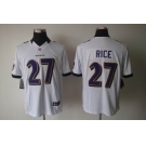 nike nfl jerseys baltimore ravens #27 ray rice white[nike limited]