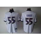 nike nfl jerseys baltimore ravens #55 suggs white[nike limited]