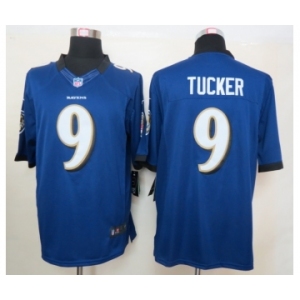 nike nfl jerseys baltimore ravens #9 tucker purple[nike limited]