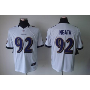 nike nfl jerseys baltimore ravens #92 ngata white[nike limited]