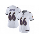 Women Nike Baltimore Ravens #66 Ryan Jensen White Vapor Untouchable Limited Player NFL Jersey