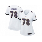 Women Nike Baltimore Ravens #78 Austin Howard Game White NFL Jersey