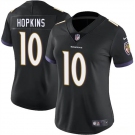 Women's Baltimore Ravens #10 DeAndre Hopkins Black 2025 Vapor Football Jersey