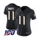 Women's Baltimore Ravens #11 Seth Roberts Black Alternate Vapor Untouchable Limited Player 100th Season Football Jersey