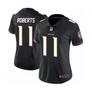 Women's Baltimore Ravens #11 Seth Roberts Black Alternate Vapor Untouchable Limited Player Football Jersey