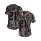 Women's Baltimore Ravens #21 Mark Ingram II Limited Camo Rush Realtree Football Jersey