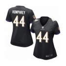 Women's Baltimore Ravens #44 Marlon Humphrey Game Black Alternate Football Jersey