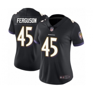 Women's Baltimore Ravens #45 Jaylon Ferguson Black Alternate Vapor Untouchable Limited Player Football Jersey