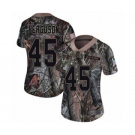 Women's Baltimore Ravens #45 Jaylon Ferguson Limited Camo Rush Realtree Football Jersey