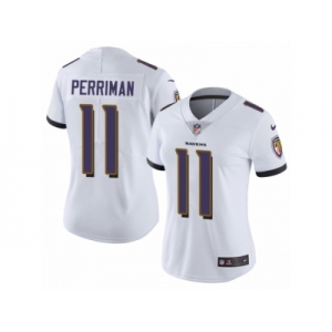 Women's Nike Baltimore Ravens #11 Breshad Perriman Vapor Untouchable Limited White NFL Jersey