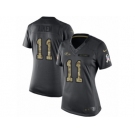 Women's Nike Baltimore Ravens #11 Kamar Aiken Limited Black 2016 Salute to Service NFL Jersey