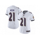 Women's Nike Baltimore Ravens #21 Lardarius Webb Vapor Untouchable Limited White NFL Jersey